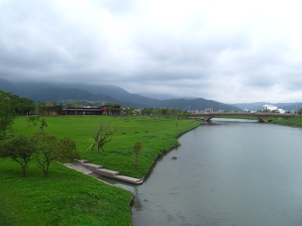 冬山河親水公園水岸